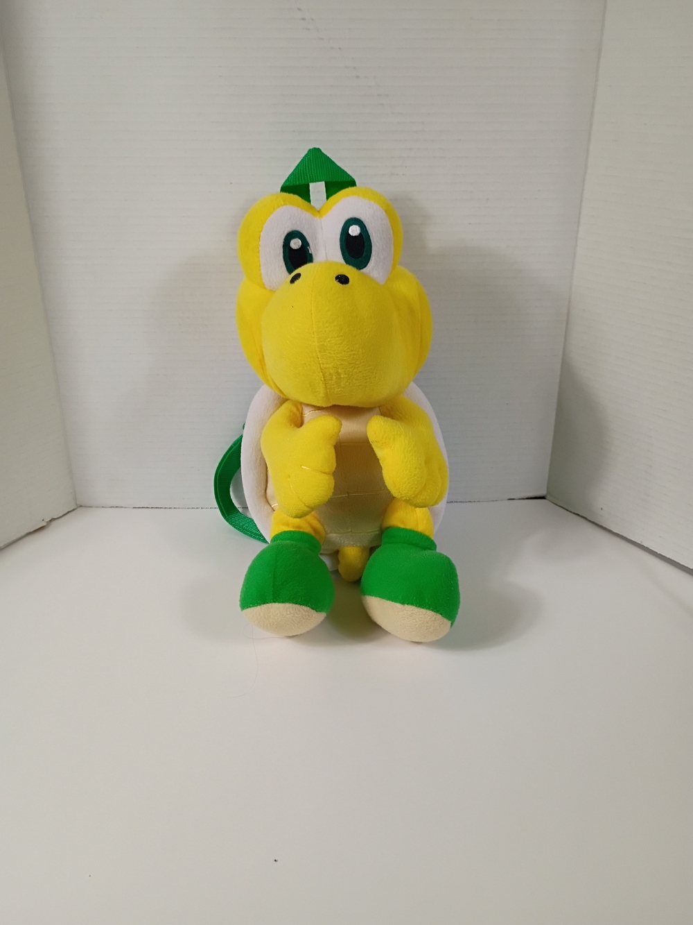 Super Mario Brothers Koopa Trooper 16" Plush Yellow Green Nintendo Backpack Tote